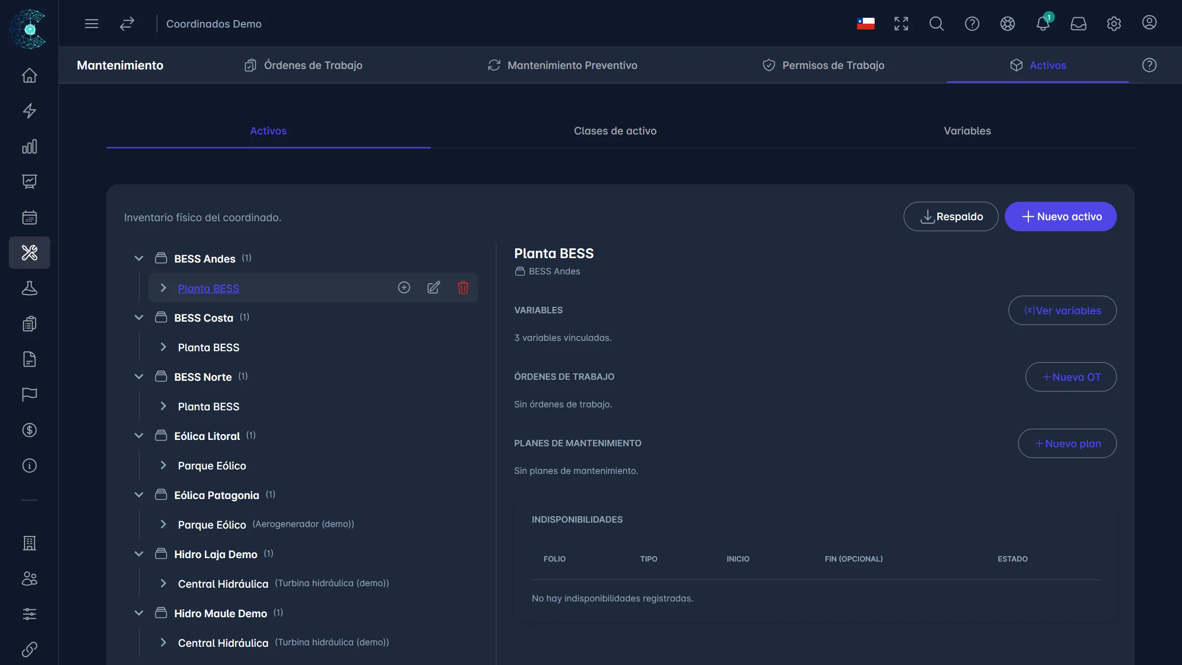 Mantenimiento: El catastro de tus activos y sus variables